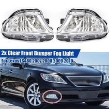 2x Clear Lens Left&Right Fog Light Cover For Lexus LS460 LS600h 2007-2010 picture