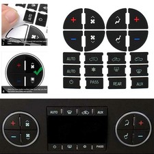 A/C Climate Control Button Repair Decal Sticker for Chevy Silverado Tahoe 07-14 picture