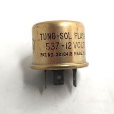 NOS TUNG-SOL 537 12V 3-Prong Hazard Flasher Heavy Duty GM Ford Mopar Vintage picture