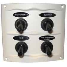Navico Group Americas LLC/Marinco 900-4WPW Panel Swtch Sp Prf 4W Wh picture