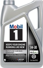 Mobil 1 Advanced Full Synthetic Motor Oil 5W-30, 5 Quart picture