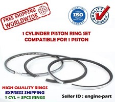 fit Piston Rings set 2Cyl 71.60mm STD Daihatsu AB10 AB20 AB30 547cc 13011-87714 picture