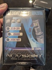 NEW Novsight Auto Lighting Led Headlights DC 9V- 32V 6500K H7 +200%  picture