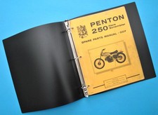 Original 1970s Penton 250cc Hare Scrambler Motorcycle Book Spare Part Manual KTM picture