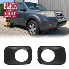 For Honda Pilot 2009-2011 Left & Right Fog Light Trim Set Lamp Covers Bezel Pair picture