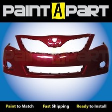 Fits:2010 2011 Toyota Camry (USA) Front Bumper Painted 3R3 Barcelona Red Mica picture