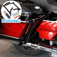 FOR HARLEY ROAD GLIDE STREET GLIDE 2009-25 SADDLE BAG GUARD TIP-OVER CRASH BAR picture