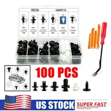 100x For Toyota Fixing Fastener Kit Bumper Fender Liner Push Type Retainer Clips picture