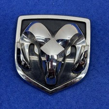 2002 2003 2004-2005 Dodge Ram 1500 2500 3500 Ram's Head Grille Emblem Badge OEM picture
