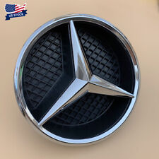 Fit For Mercedes-Benz Front Grill Star Emblem Silver Badge W205 C300 C117 GLA250 picture