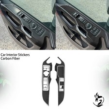 6X Real Carbon Fiber Window Lift Switch Panel Kit Trim for scania R-series 19-24 picture