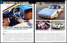 1986 1988 Ferrari 328 GTB GTS 2015 Original Car Review Print Article J61 picture