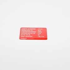 NEW MERCEDES-BENZ SL R129 REFRIGERANT PLATE A1298350088 ORIGINAL picture