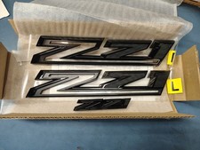 NEW OEM GM 86533395 Black Z71 Emblems 2021-2026 Chevy Silverado 1500 picture