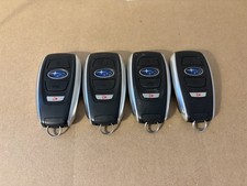 OEM LOT of 4 SUBARU SMART KEY KEYLESS REMOTE FOB TRANSMITTER HYQ14AHK picture