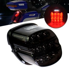 Smoke LED Tail Lights Indicator Brake For Harley Touring Road King Electra Glide picture