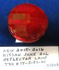 NEW  Fits a 2015-2017 Nissan Juke R=L Reflector Lamp Light  TYC # 17-5575-00 picture