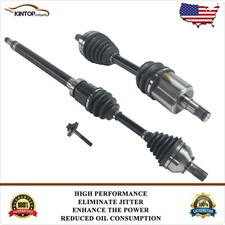 Pair Front for Volvo C30 2008-2013 for S40 2005-2008 2011-2012 CV Axle Shaft picture