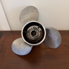 Stainless Steel 3 Blade RH Turbo Propeller M 14 1/4 x 23, 15 Splines, 1 “shaft picture