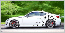 Universal Livery side decal stars vinyl BLACK picture