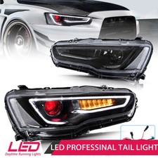 VLAND Demon Eye Projector Headlights For Mitsubishi Lancer EVO X Sedan 2008-2018 picture