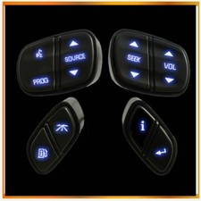 GM Chevrolet Steering Wheel Buttons Controls Switches with Blue LEDs New 2003-06 picture