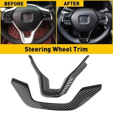 Carbon Fiber Wheel Steering Cover Trim Accessories for 2018-2022 Honda Accord picture