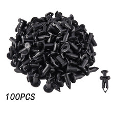 100PCS 8mm Push ATV Fender Clips Body Rivets Fasteners Clamps for Honda Rancher picture