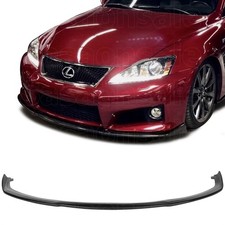 Fits 08-14 Lexus IS-F ISF Sedan 4dr Front Bumper Lip Splitter, AS Style PU Black picture