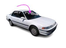Fits: 1990-1993 Acura Integra 4 Door Sedan Front Windshield Glass picture