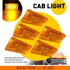 5-50x LED Cab Marker Roof Running Clearance Light Amber Fit Volvo Truck Trailer picture