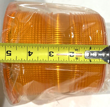 NOS Federal Signal 851 200775 Amber Replacement Lens picture
