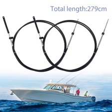 2PCS 9FT Outboard Throttle Cable Gen I Control Shift Cables For Mercury Mariner picture