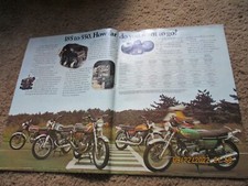 1974 SUZUKI ROAD MACHINE Street Bike CYCLE AD GT-750 GT-550 T-500 GT-380 250 185 picture
