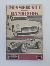 Original 1960's Maserati Owner's Handbook ~ Hans Tanner ~ Floyd Clymer Published picture