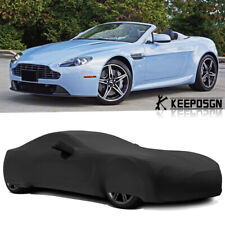 Indoor Stretch Stain Car Cover Custom Black For Aston Martin V8 Vantage 2006-17 picture