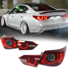 Fit 2014-2017 INFINITI Q50 4PCS Skyline V37 400R Style LED Tail Lights Lamp picture