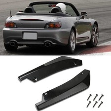 Rear Bumper Lip Splitter Diffuser Body Kit Glossy Black For Honda S2000 picture