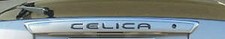 New 2000-2005 Toyota CELICA Rear Hatch Embossed Decals Inserts Inlays GTS GT TRD picture