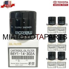 6 Pack Genuine Mazda OEM Engine Oil Filter Assembly B6Y114302A B6Y1-14-302A picture