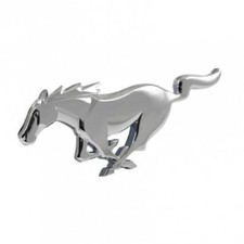 2010–14 Mustang Grille Emblem – Chrome – OEM H0ZZ-8224 – Peel & Stick picture
