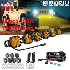 40inch 180W 18000 LM Led work light bar for Car Off road Truck UTE ATV 4x4 Amber picture