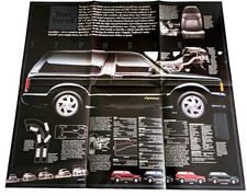 New Original 1992 - 93 GMC Typhoon SUV Dealership Fold Out Poster Sales Brochure picture