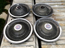 Vintage 1969 70 71 72 Corvette 15” Simulated Wire Wheel Covers Hub Caps Chevy picture