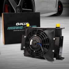 30 Row 10AN Universal Aluminum Transmission Engine Oil Cooler + 7