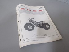 1985 HONDA ATC110 GENUINE DEALER SET UP INSTRUCTIONS 18 PAGES picture