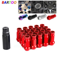 20PCS M12x1.5mm/1.25mm Extended Steel Tuner Open Ended Wheel Lug Nut picture