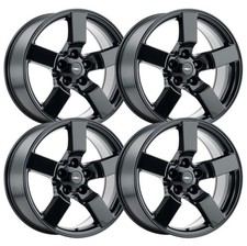 (Set-4) Replica LIG 20x9 5x135 Gloss Black 8mm Wheels Rims 20 Inch picture