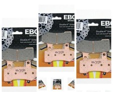 (3 Sets) EBC FA409HH Double-H Sintered Brake Pads Front & Rear for Harley-Davids picture