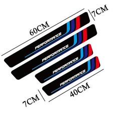 4X✨Car Scuff Plate Door Sill Cover Protect Tri Color For BMW Series X1/X3/X5 M5) picture
